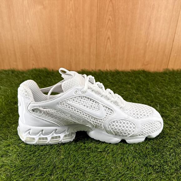 Nike Air Zoom Spiridon Cage 2 Triple White Running Shoes CJ1288-100 Men\'s Sz 9.5 main image 6